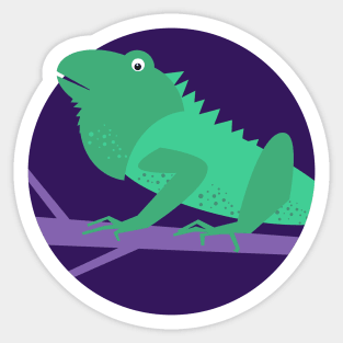 Animals in the nursery - iguana Sticker